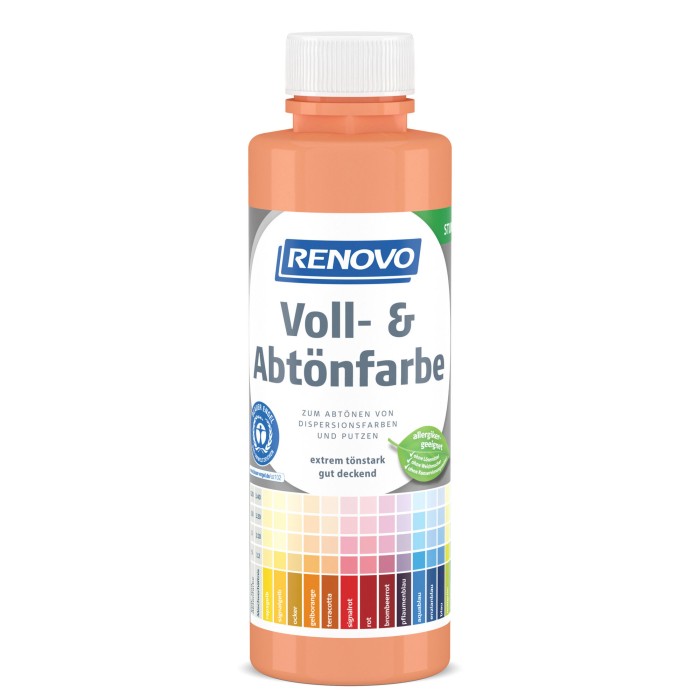 Renovo Voll- und Abtönfarbe, Gelborange, 500 ml, 280405002000